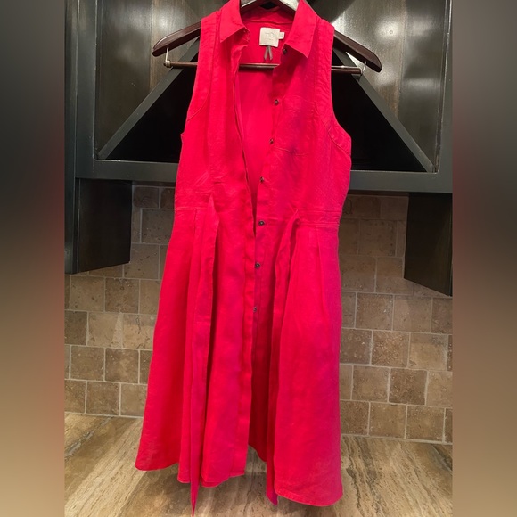 HD in Paris- Anthropologie Dress With Pockets, Size 4 - Picture 5 of 9